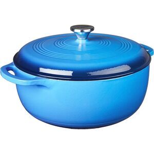 Figmint -  Enamel Cast Iron Dutch Oven 500 Degree F 7 Blue